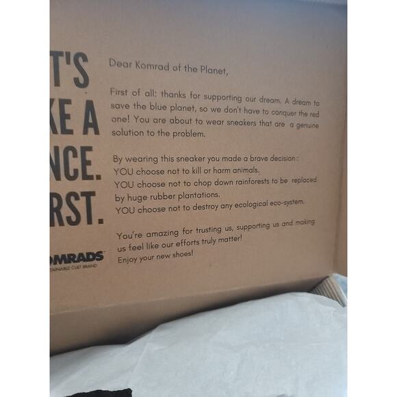 New Anthropologie Komrads Partizan Black Sneakers - Size 6.5 - Picture 7 of 8